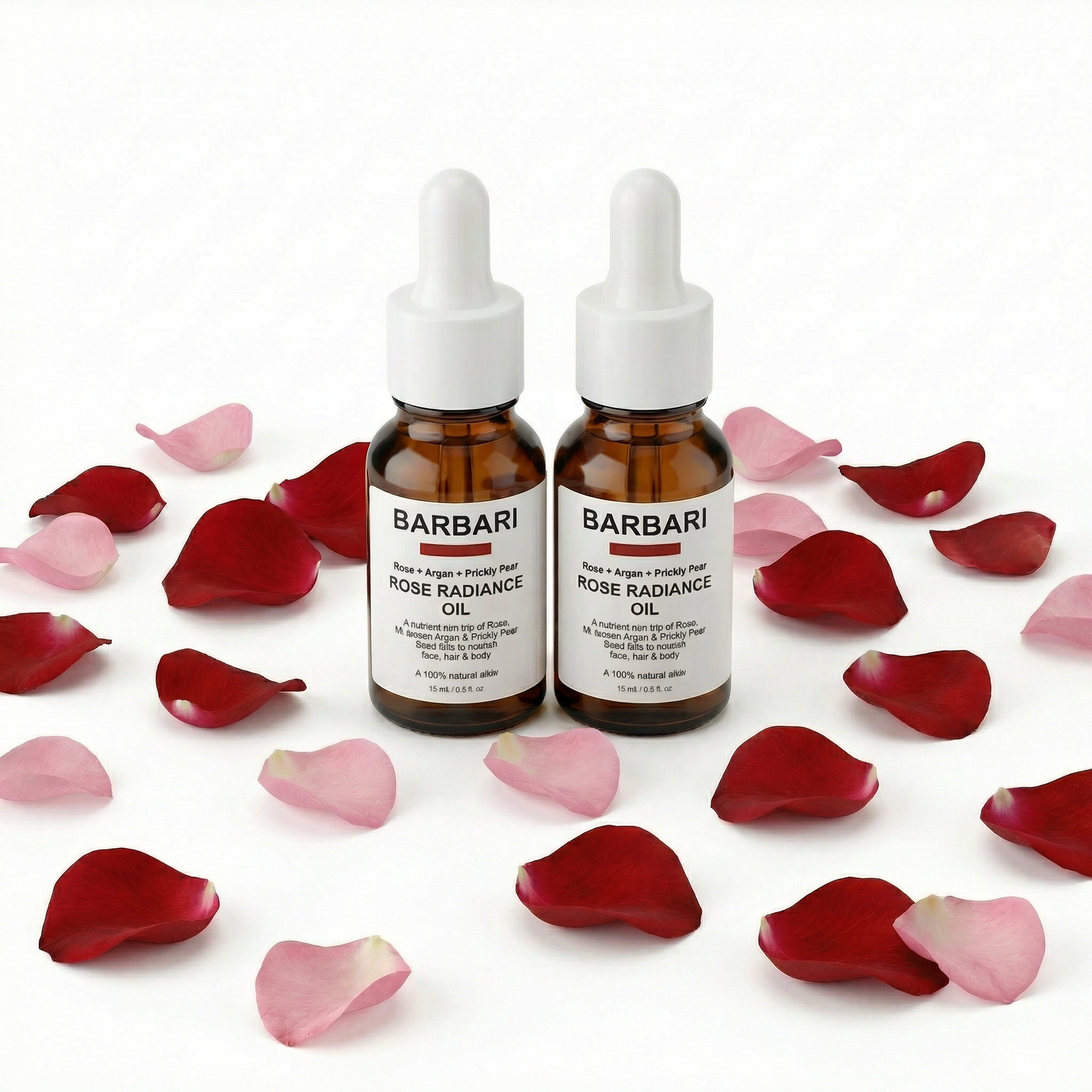BARBARI Rose Radiance Oil for Face, Hair & Body