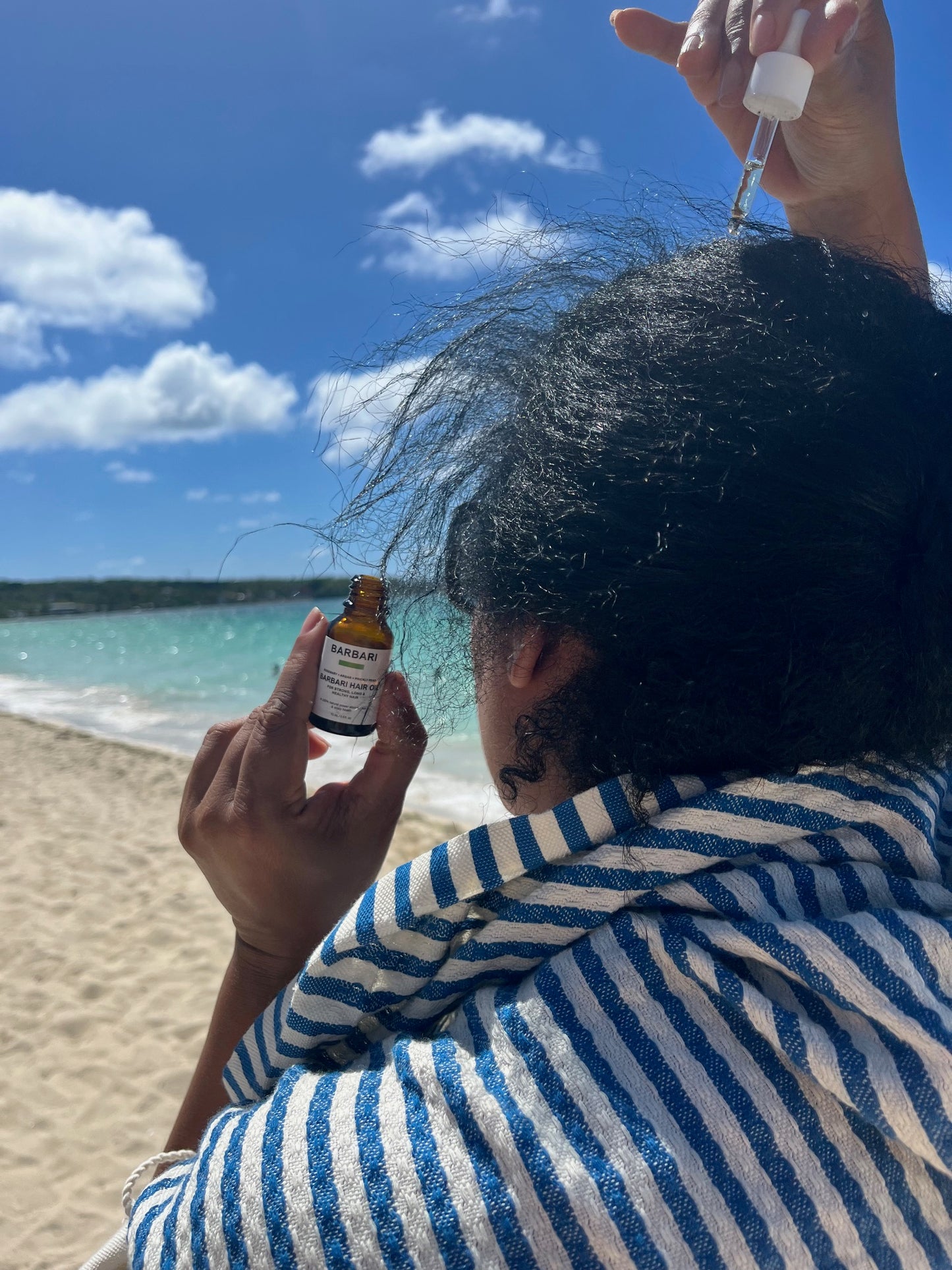 BARBARI Hair Oil Argan, Rosemary & Pickly Pear