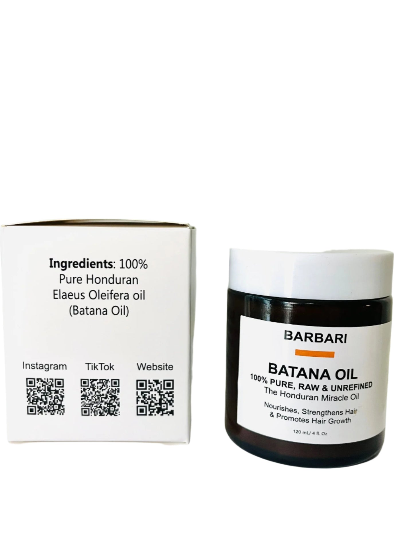 BARBARI Raw & Unrefined Batana Oil from Honduras