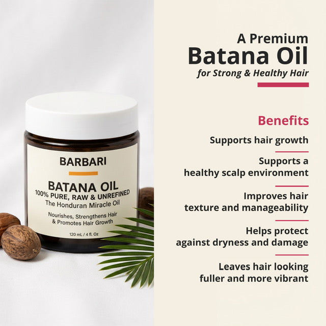 BARBARI Raw & Unrefined Batana Oil from Honduras