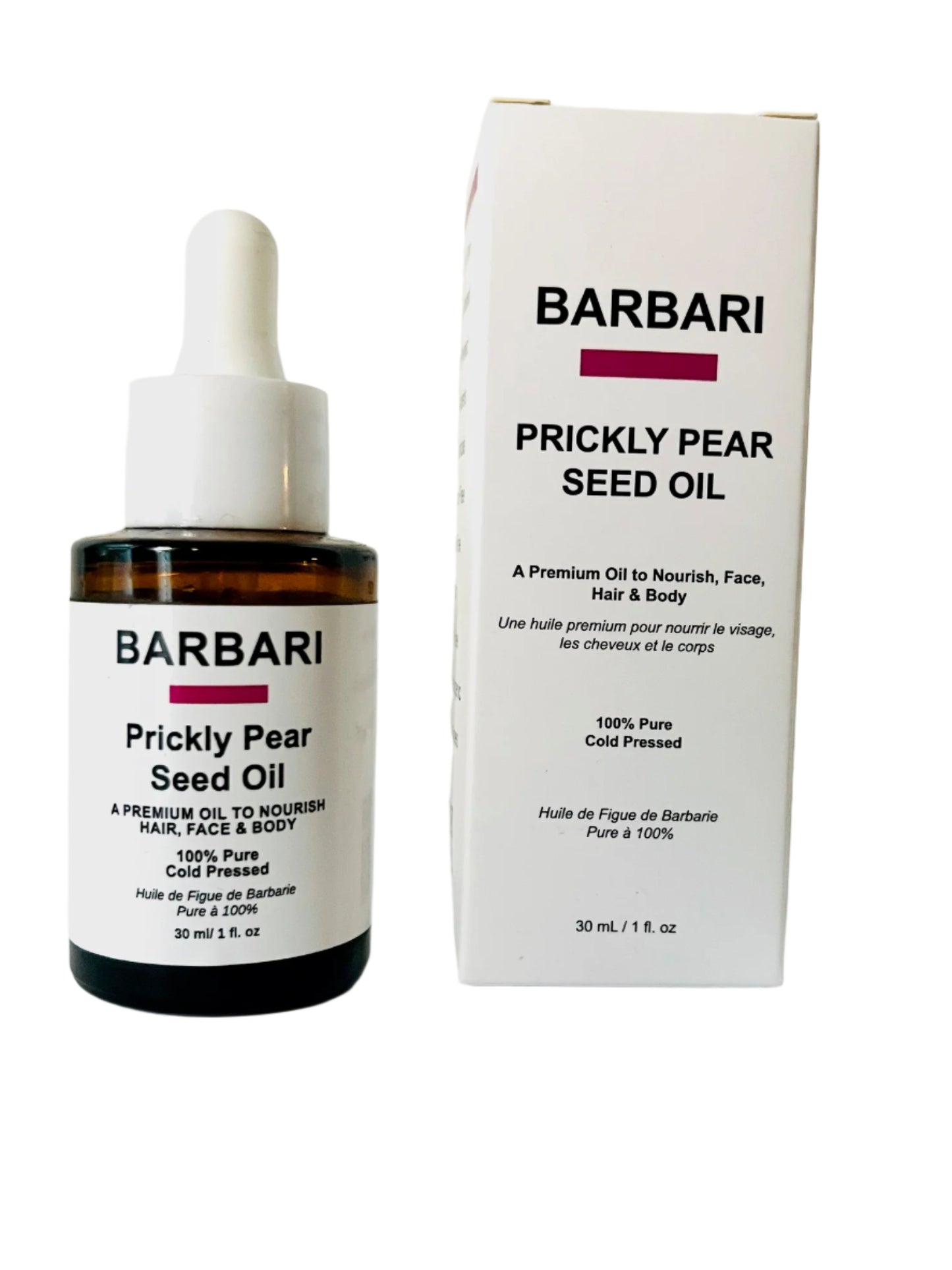 The Premium BARBARI Oil 100% Pure Prickly Pear Seed Beauty Oil 15 mL