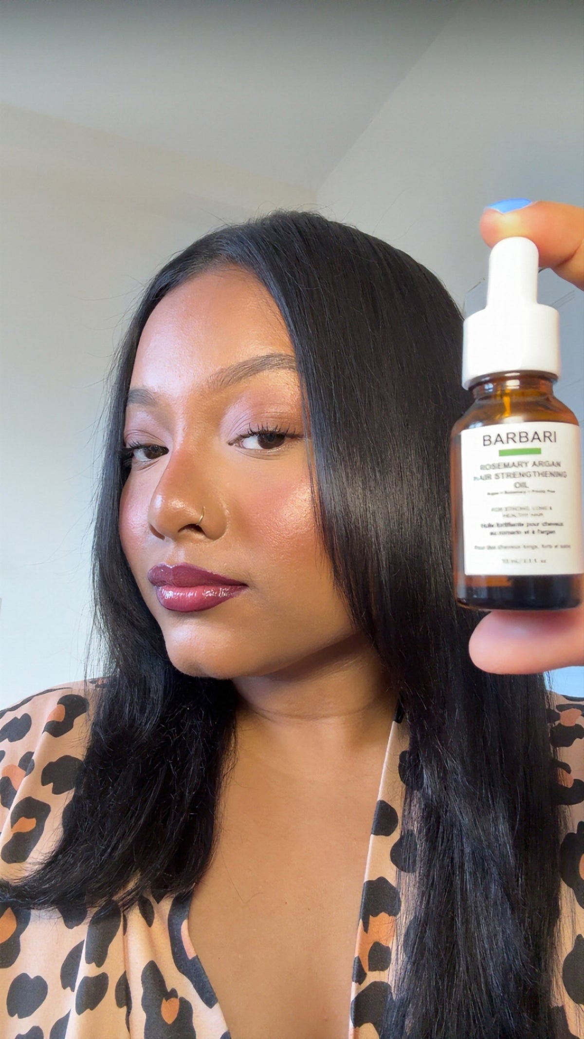 BARBARI Rosemary Argan Hair Strengthening Oil (only 3 organic ingredients)